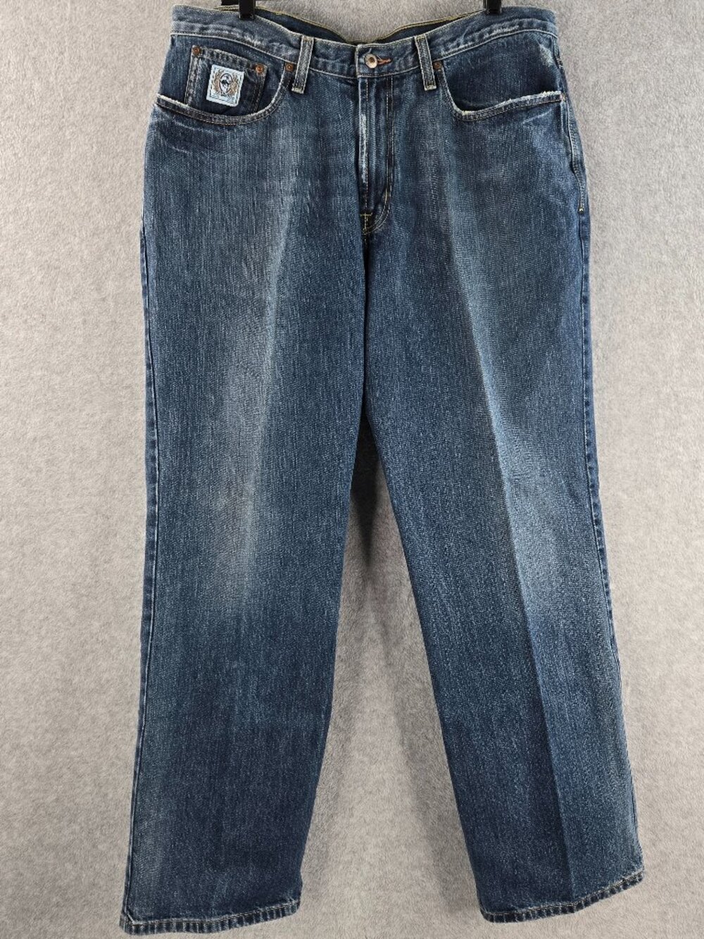 Cinch Jeans Mens 38x32 Relaxed Fit White Label Cowboy Rodeo Western Straight Leg